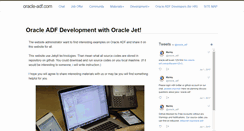 Desktop Screenshot of oracle-adf.com