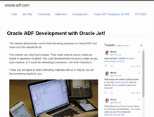 Tablet Screenshot of oracle-adf.com